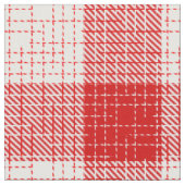 Rood en wit vet geruit geruit ontwerp  stof (Close Up)