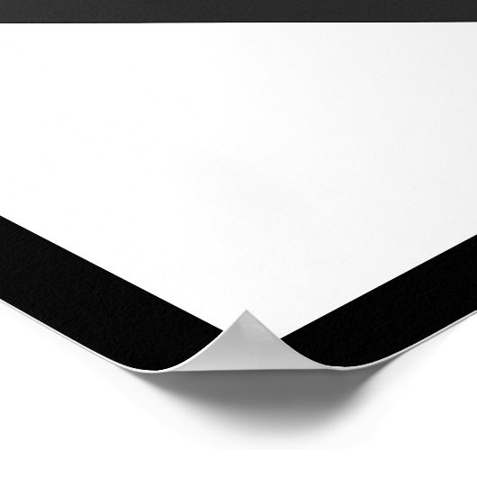 Rood en wit zeshoek Bauhaus minimalistisch ontwerp Poster (Hoek)