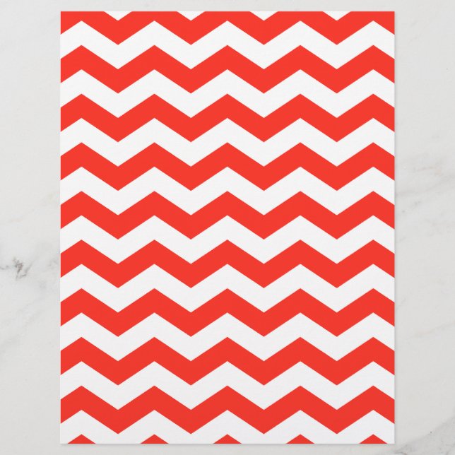 Rood en wit Zig Zag (Voorkant)