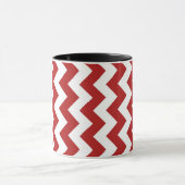 Rood en wit Zigzag Mok (Midden)