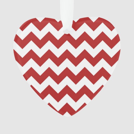 Rood en wit Zigzag Ornament (voorkant)