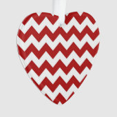 Rood en wit Zigzag Ornament (voorkant)