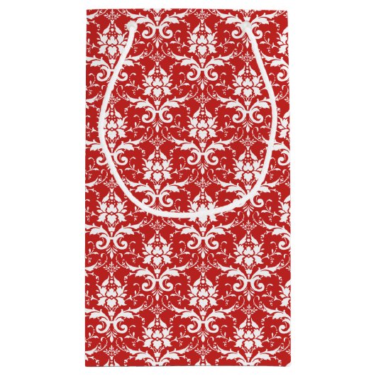 Rood- en witafdrukken Gift Bag Klein Cadeauzakje (Achterkant)