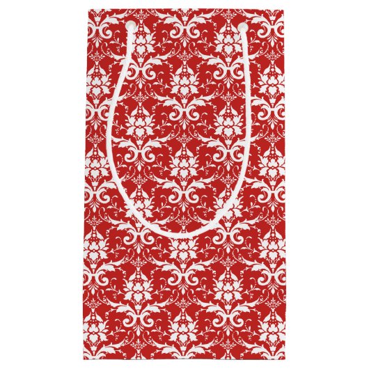 Rood- en witafdrukken Gift Bag Klein Cadeauzakje (Voorkant)