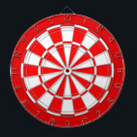 Rood- en witbicolor dartbord<br><div class="desc">Rood en wit bicolor Dart Board.</div>