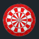 Rood- en witbicolor dartbord<br><div class="desc">Rood en wit bicolor Dart Board.</div>