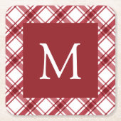 Rood en Witboek Onderzetter (Voorkant)