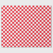 Rood- en witbord cadeaupapier (Vlak)