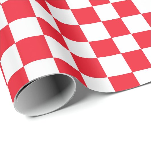 Rood- en witbord cadeaupapier (Rol Hoek)