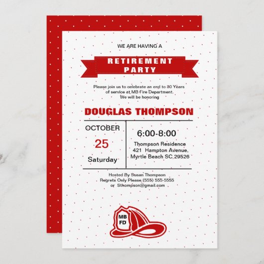 Rood- en witbrandweertrecht kaart (Voorkant / Achterkant)