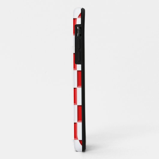 Rood- en witcontroles Case-Mate iPhone case (Achterkant/links)