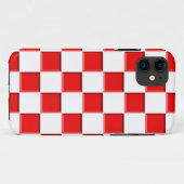 Rood- en witcontroles Case-Mate iPhone case (Achterkant (horizontaal))