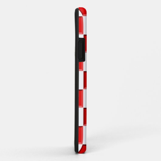 Rood- en witcontroles Case-Mate iPhone case (Achterkant/rechts)