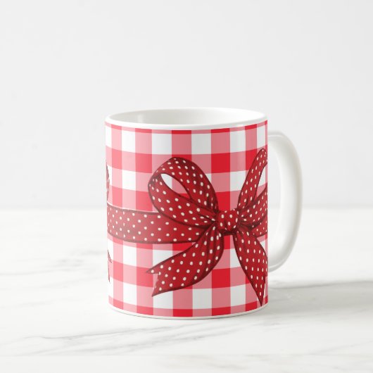 Rood- en witcontroles koffiemok (Voorkant rechts)