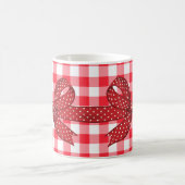 Rood- en witcontroles koffiemok (Center)