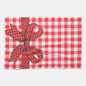 Rood- en witcontroles theedoek (Horizontaal)