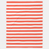 Rood- en witdekletjes fleece deken (Voorkant)