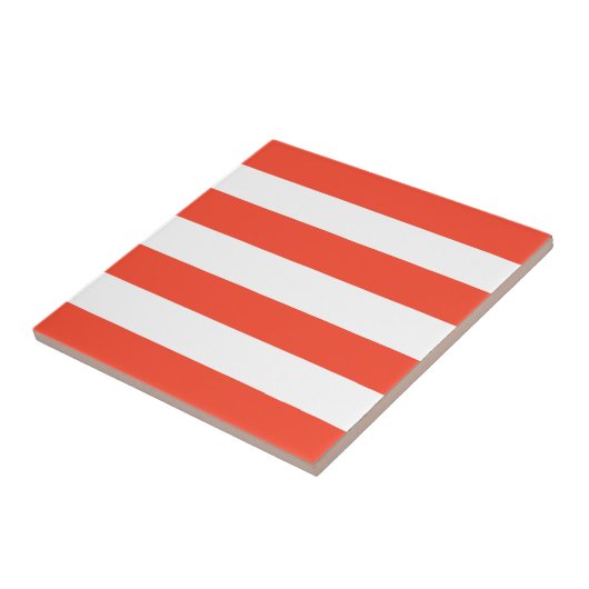 Rood- en witdekletjes tegeltje (Zijkant)