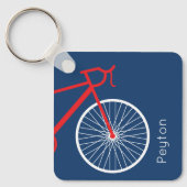 Rood- en witfietsenSleutelhanger Sleutelhanger (Voorkant)