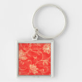 Rood- en witflesjes sleutelhanger (Voorkant)