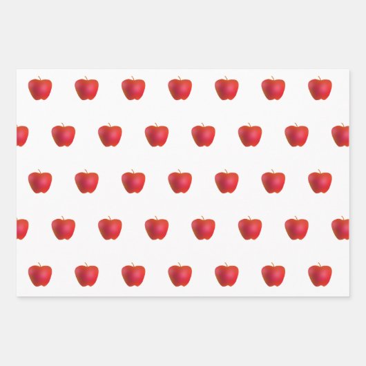 Rood- en witfruitassortiment inpakpapier vel (Voorkant 2)