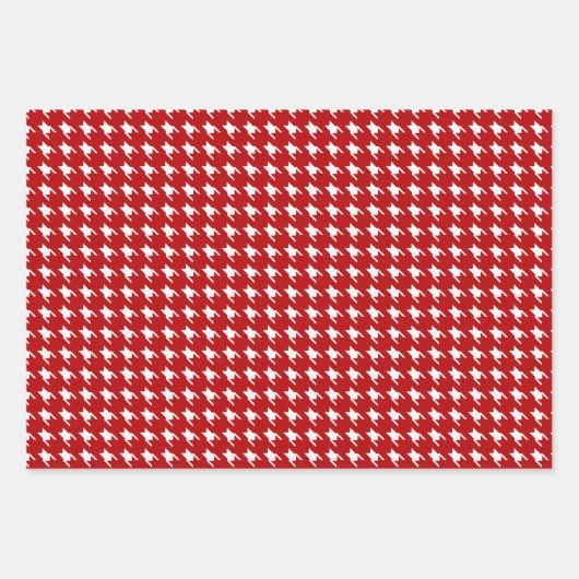 Rood- en witgeluid inpakpapier vel (Voorkant 2)