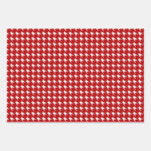 Rood- en witgeluid inpakpapier vel (Voorkant)