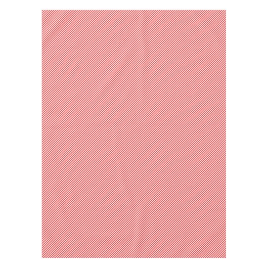 Rood- en witkandrietstreep tafelkleed (Voorkant)