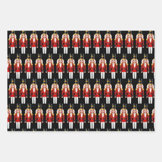 Rood- en witkerstbont inpakpapier vel (Voorkant)