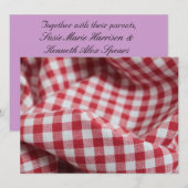 Rood- en witmaverbinding kaart (Voorkant / Achterkant)