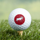 Rood- en witmazen golfballen (Insitu Shirt)