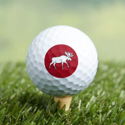 Rood- en witmazen golfballen (Insitu Shirt)