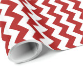 Rood- en witpapier met snijband cadeaupapier (Rol Hoek)