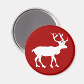 Rood- en witrendier magneet (Voorkant / Achterkant)