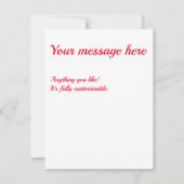 Rood- en witruitpatroon RSVP kaartje (Achterkant)