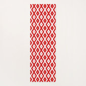 Rood- en witruitpatroon yogamat (Achterkant)
