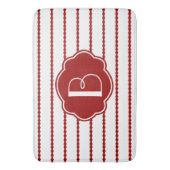 Rood- en witschroefband; initiaal toevoegen badmat (Voorkant Verticaal)