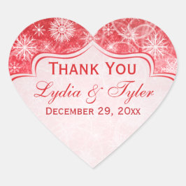 Rood- en witsneeuwweddenschap voor Sticker