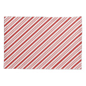 Rood- en witsnoepriet kussensloop (Achterkant)