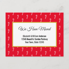 Rood- en witsnoeprietbericht briefkaart