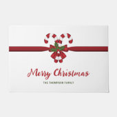 Rood- en witsnoeprietriemen, met krullen en met te deurmat (Voorkant)