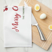 Rood- en witsnoeprietriemen, met krullen en met te theedoek (Quarter Fold)