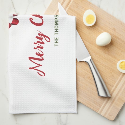 Rood- en witsnoeprietriemen, met krullen en met te theedoek (Quarter Fold)