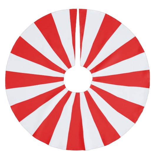 Rood- en witstaarten kerstboom rok (Voorkant)