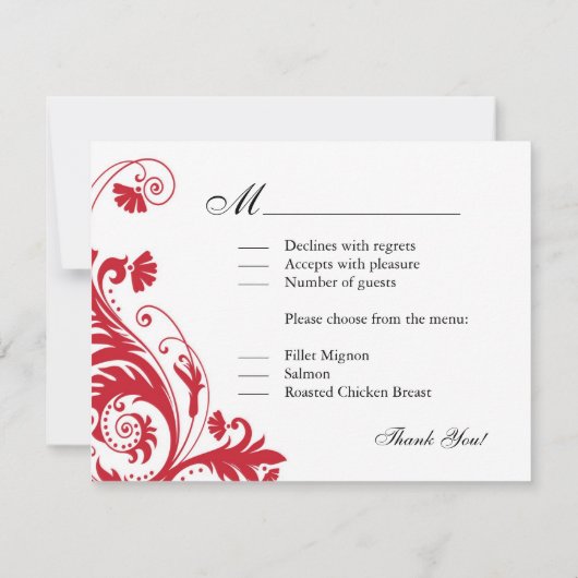 Rood- en witstemkaarten RSVP kaartje (Achterkant)