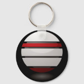 Rood- en witstinkpictogram Sleutelhanger (Voorkant)