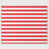 Rood- en witstrippapier cadeaupapier (Vlak)
