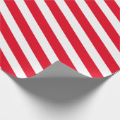 Rood- en witstrooppapier cadeaupapier (Hoek)