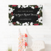 Rood- en witte anemie Blooms Vrijgezellenfeest ban Spandoek (Insitu)