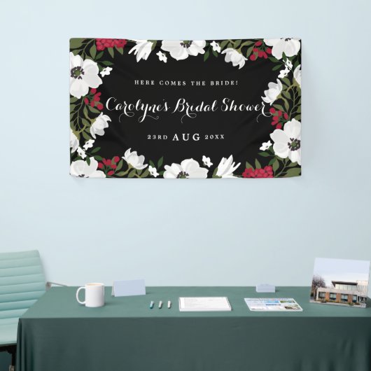 Rood- en witte anemie Blooms Vrijgezellenfeest ban Spandoek (Beurs)